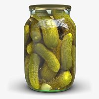 Огурцы соленые 1л